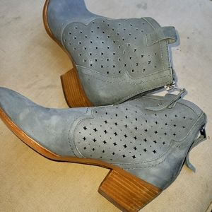 Sam Edelman Dusty Blue Booties/ Ankle Boots